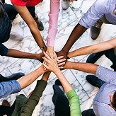 outlines some of the ways community engagement is built