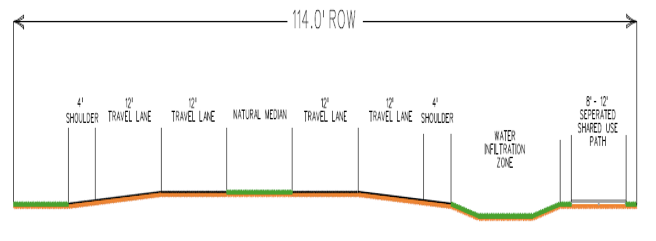Blake Manor Proposed Cross Section